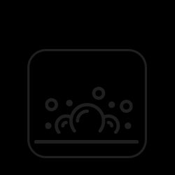 Icon of bubbles on the floor.